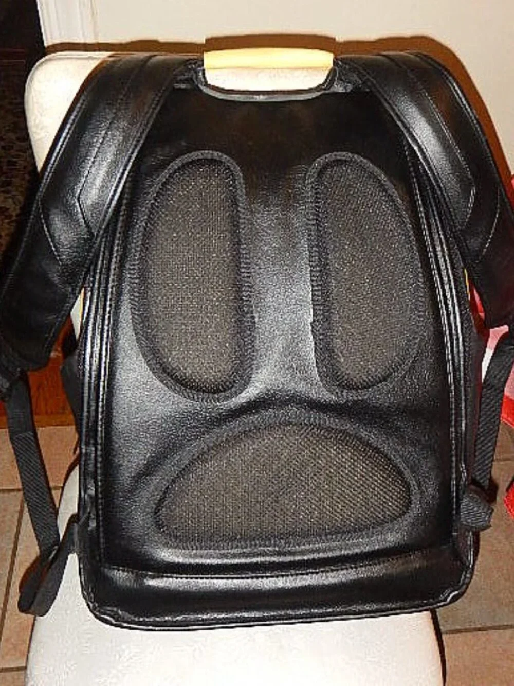 Pacman leather backpack
